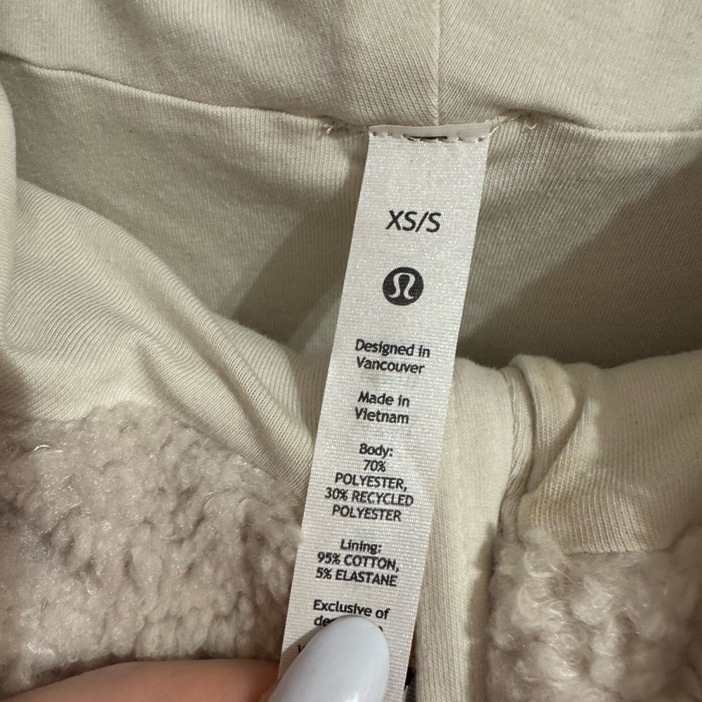 Lululemon Sherpa Scuba Quarter Zip Hoodie - Picture 3 of 5